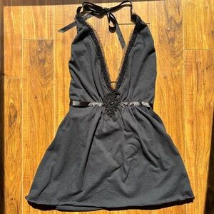 Anna Sui Vintage Beaded Halter Top Mammina | Size S